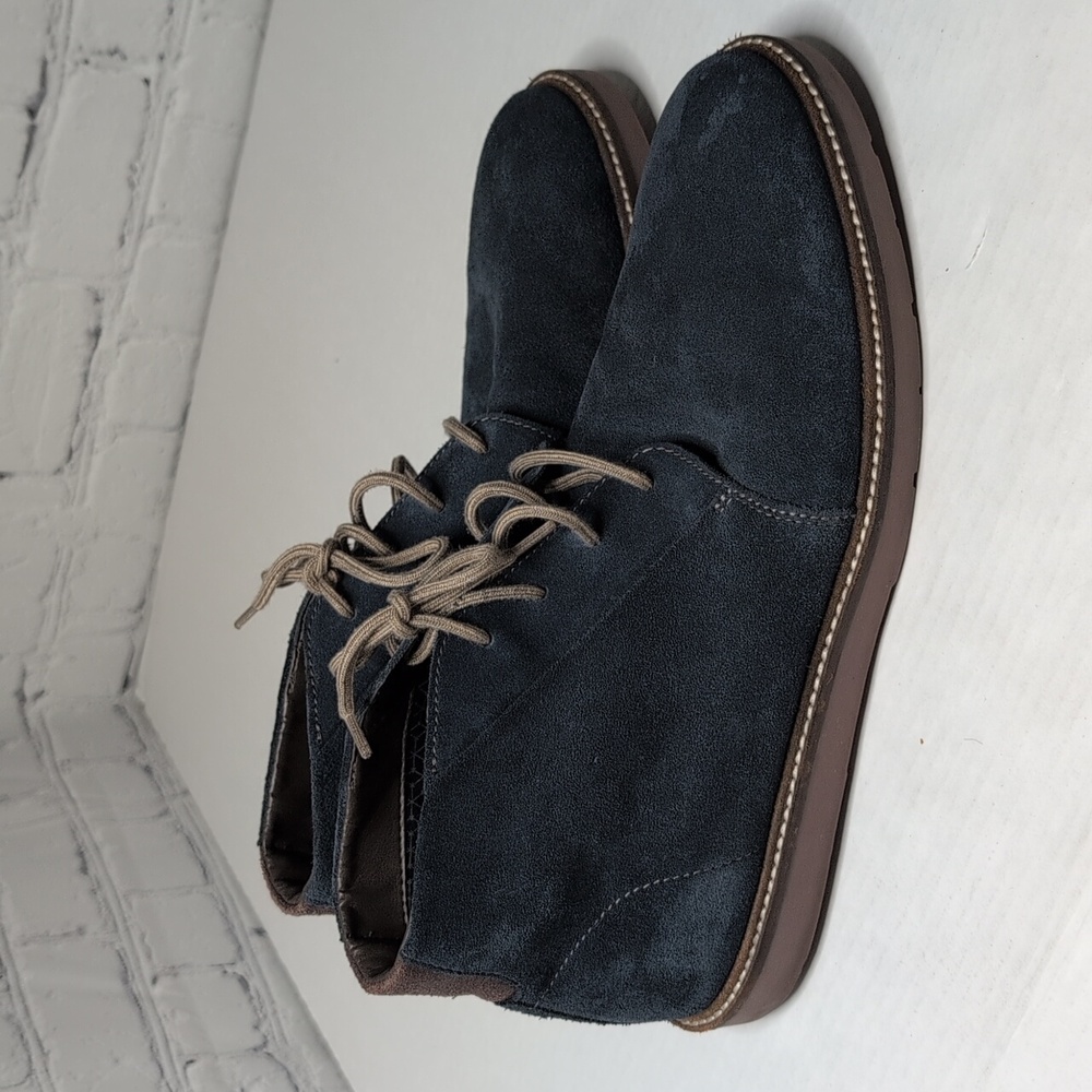 Clarks Men's Chukka Boots Blue Suede
